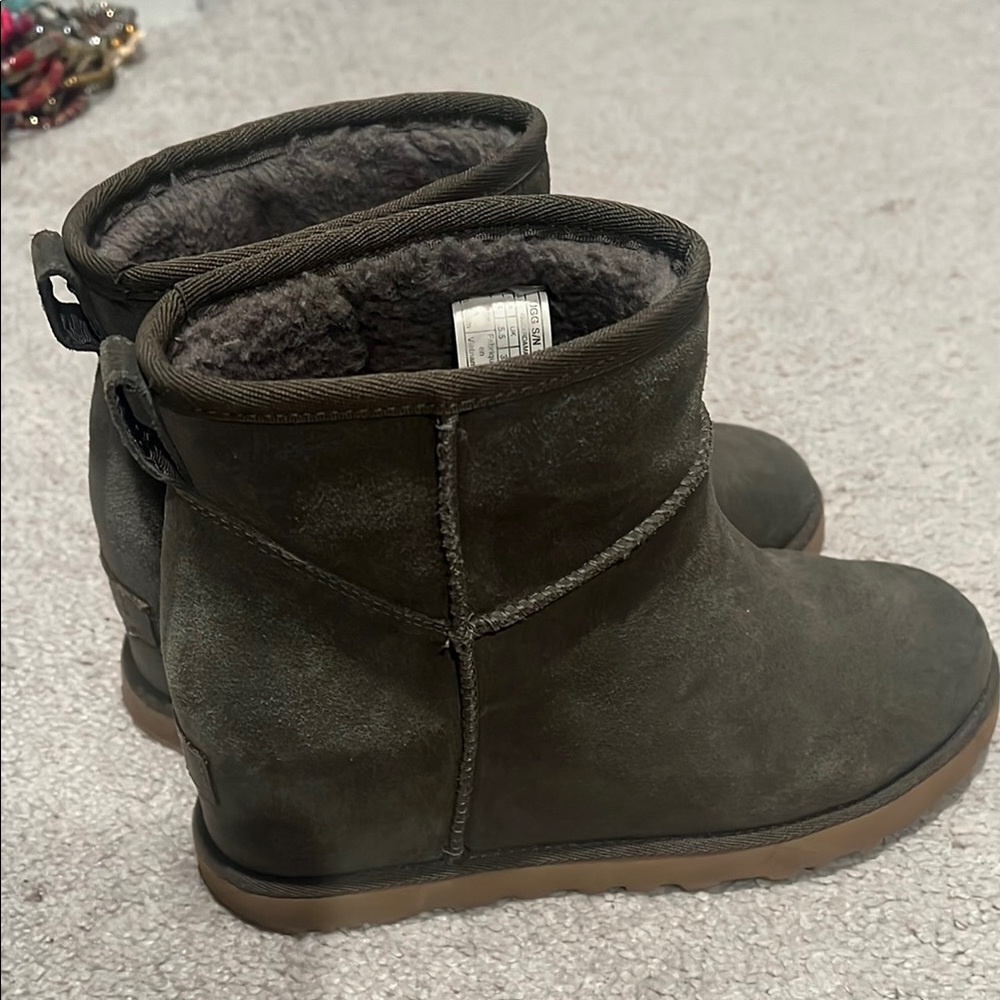 UGG Gray Suede Boots